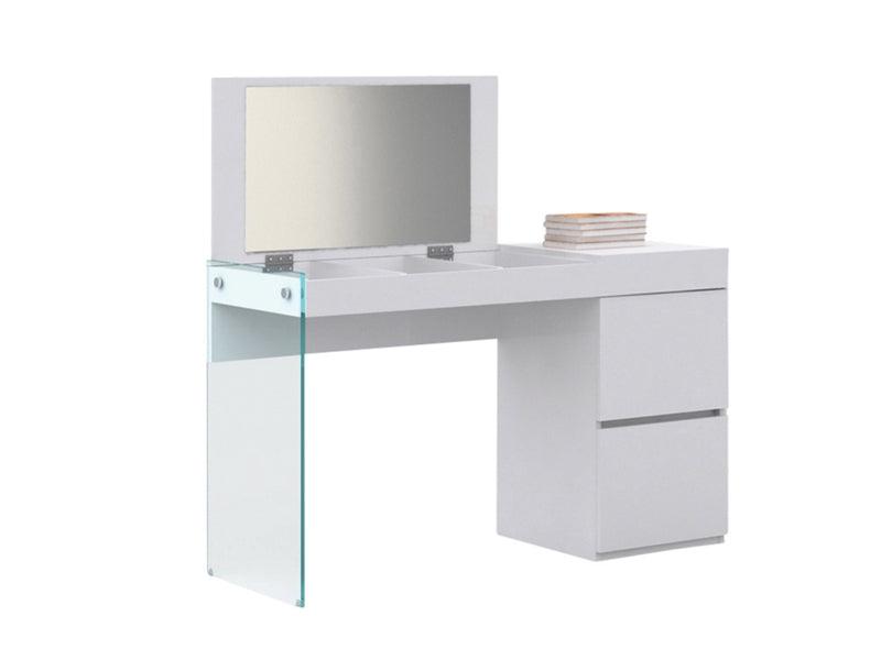 Venty Vanity in  White Lacquer - Euro Living Furniture